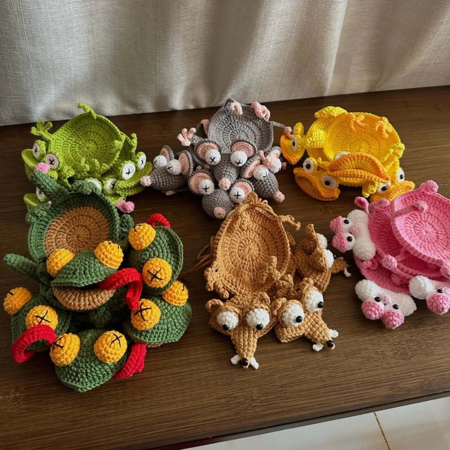Amigurumi Animal Coaster Bundle – 22 Crochet Patterns in 1 PDF