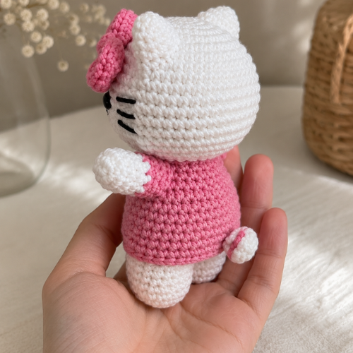 Hello Kitty Amigurumi Crochet PDF Pattern | Kawaii Plush Doll
