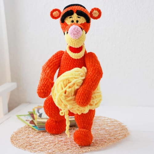 Tigger Crochet Pattern PDF | Cute Amigurumi Tiger Plush Toy