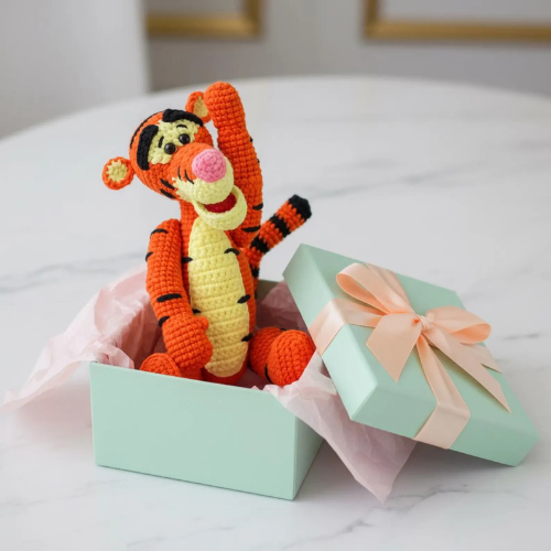Tigger Crochet Pattern PDF | Cute Amigurumi Tiger Plush Toy