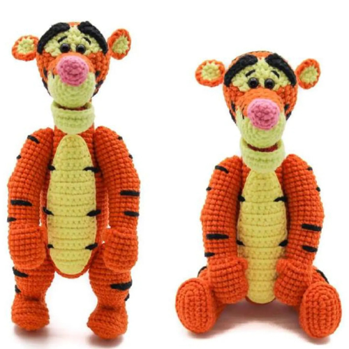 Tigger Crochet Pattern PDF | Cute Amigurumi Tiger Plush Toy