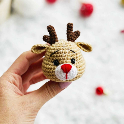 Christmas Amigurumi Ornament Crochet Pattern Bundle PDF 8 Holiday Character Decorations