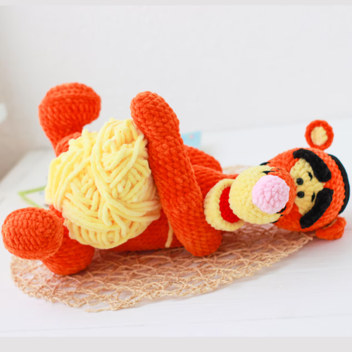 Tigger Crochet Pattern PDF | Cute Amigurumi Tiger Plush Toy
