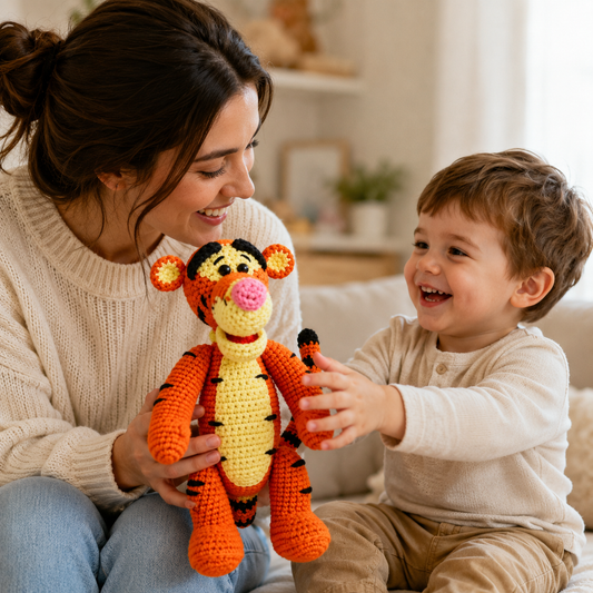 Tigger Crochet Pattern PDF | Cute Amigurumi Tiger Plush Toy