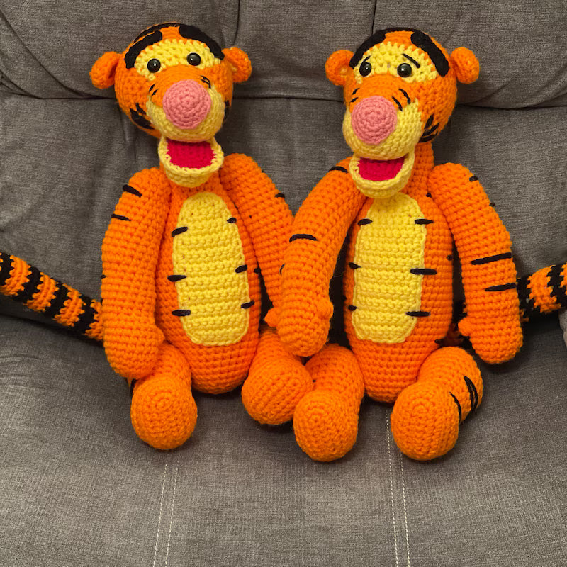 Tigger Crochet Pattern PDF | Cute Amigurumi Tiger Plush Toy