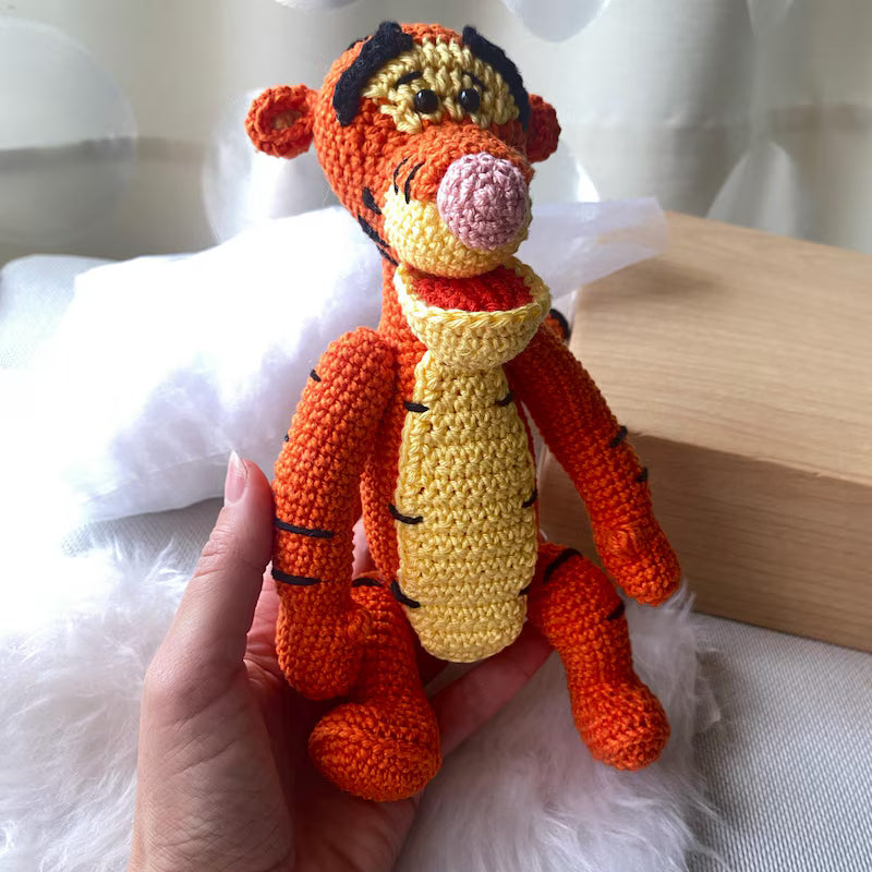 Tigger Crochet Pattern PDF | Cute Amigurumi Tiger Plush Toy